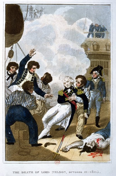 The Death of Lord Nelson on 21st October 1805 by English School